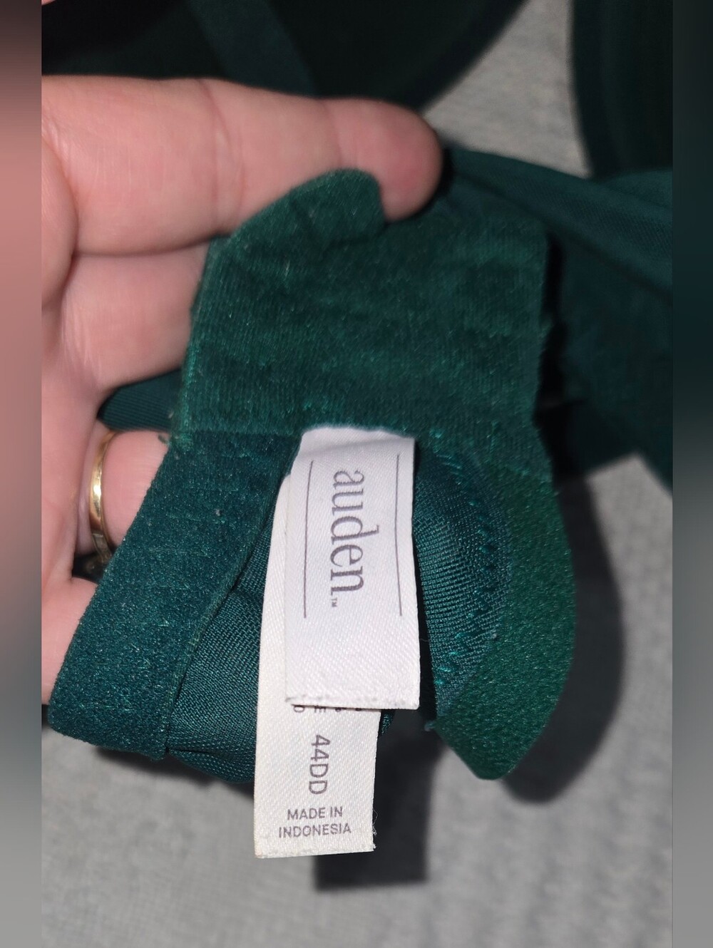 Auden Bra Green Push-Up Sz 44DD - Picture 6 of 6